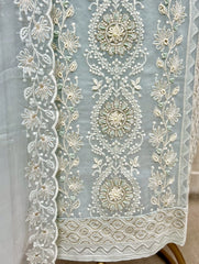 Timeless Tehzeeb Georgette Unstitched Suit Ensemble