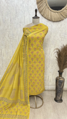 Heirloom Blossom Hakuba Cotton Unstitched Suit