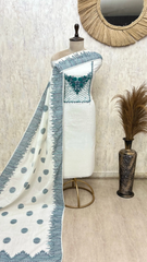 Embroidered Essence Mul Chanderi Unstitched Suit
