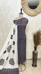 Crafted Heritage Cotton Unstitched Suit