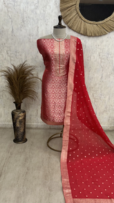Festive Grace Unstiched Suit
