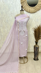 Floral Petal Ensemble Unstitched Suits