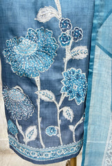 Floral Elegance Unstiched Suit