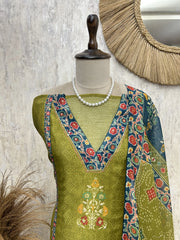 Traditional Patola Grace Unstitched Suit