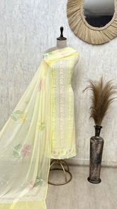 Whispering Bloom Georgette Unstitched Suit