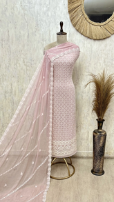 Blush Grace Georgette Unstitched Suit