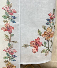 Floral Whisper Linen Unstitched Suit