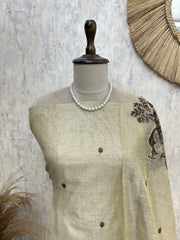 Earthy Elegance Edit Unstitched Suit