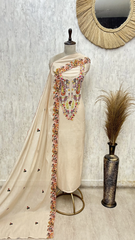 Blush Heritage Mul Chanderi Unstitched Suit