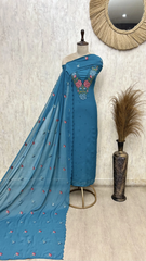 Veloura Bloom Chinnon Unstitched Suits