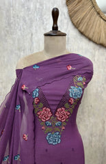 Veloura Bloom Chinnon Unstitched Suits
