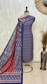 Patola Maheshwari Unstitched Suits