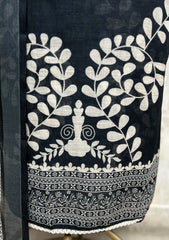 Verdant Heritage Linen Unstitched Suit