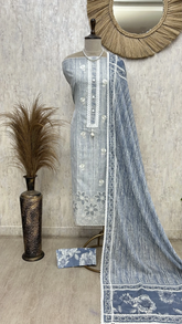 Citrus Bloom Ensemble Unstitched Suit