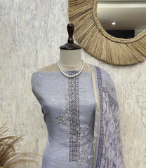 Timeless Woven Elegance Unstitched Suit