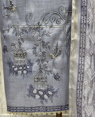 Timeless Woven Elegance Unstitched Suit