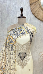 Imperial Noor Russian Silk Unstitched Suits