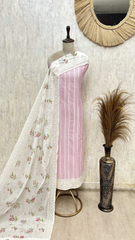 Blossom Weave Mul Chanderi Unstitched Suits