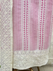 Blossom Weave Mul Chanderi Unstitched Suits