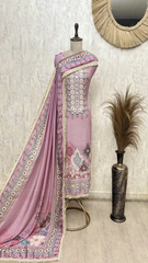 Elegant Celestial Weave Maheshwari Unstitched Suits