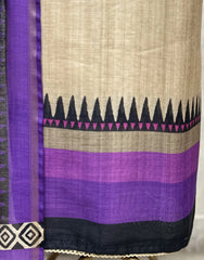 Tribal Weave Tussar Unstitched Suit