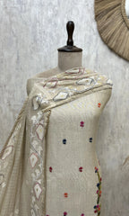 Floral Heirloom Jamdani Unstitched Suits