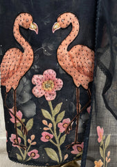 Black Elegant Unstitched Suit