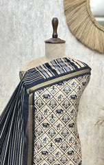 Regal Motif Maheshwari Cotton Unstitched Suit