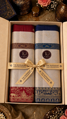 The Kapdakart His & Her Collection Of Semi Pashmina Stole with Premium Box Packaging