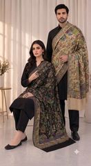Heritage Reverie Semi Pashmina Reversible Stoles