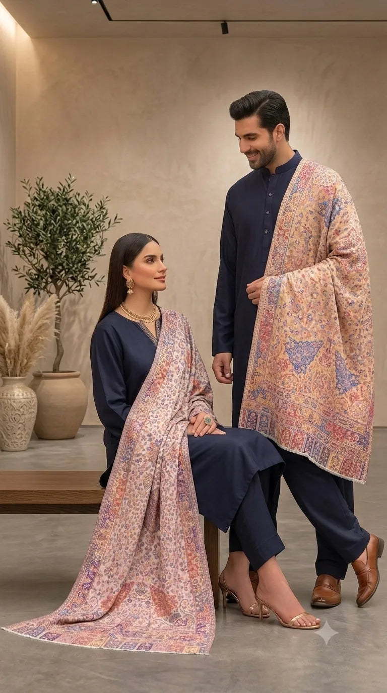 Regal Reversible Pashmina Stole