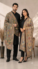 Mosaic Heritage Reversible Pashmina Stole