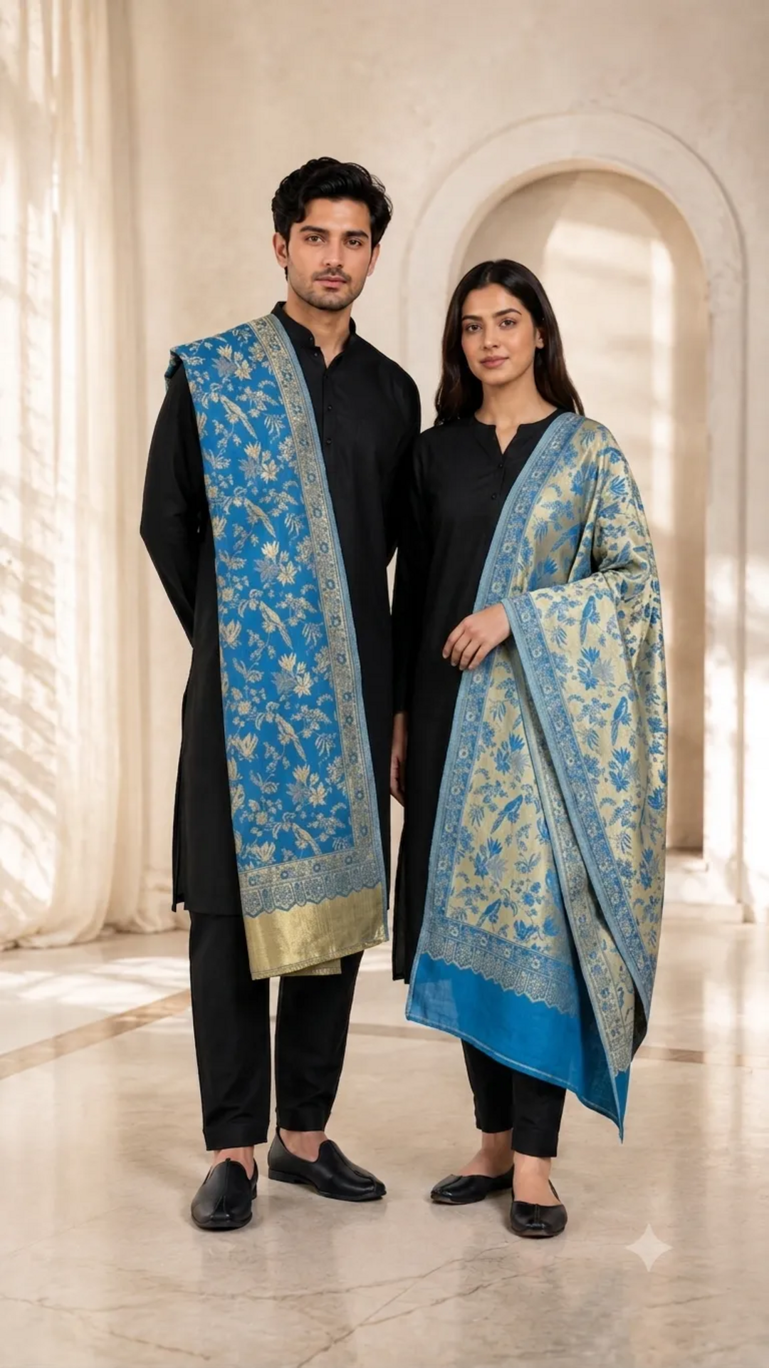 Reversible Moonlight Unisex Stoles