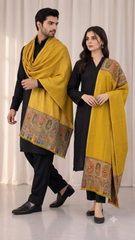 Reversible Pashmina Unisex Stoles - Pack of 1 With Premium  Curated Box Packaging