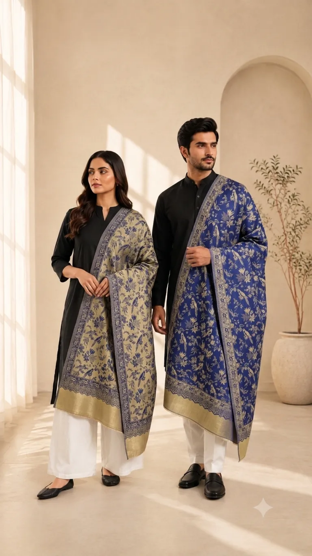 Reversible Moonlight Unisex Stoles