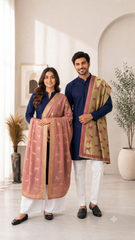 Reversible Pashmina Unisex Stoles - Pack of 1 With Premium  Curated Box Packaging