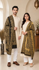Reversible Moonlight Unisex Stoles - Pack of 1 With Curated Box Premium Packaging