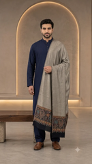 Semi Pashmina Non Reversible Moonlight Unisex Stole - Pack of 1 With Premium  Curated Box Packaging