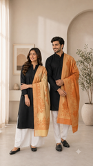 Reversible Fine wool Unisex Stole - Pack of 1 With Premium  Curated Box Packaging