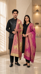 Reversible Fine wool Unisex Stole - Pack of 1 With Premium  Curated Box Packaging
