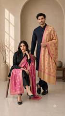 Flamingo Reversible Fine wool Unisex Stole- Pack of 1 With Premium  Curated Box Packaging