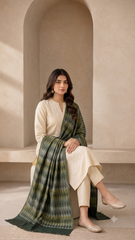 Non Reversible Semi Pashmina Unisex Stoles - Pack of 1 With Premium  Curated Box Packaging