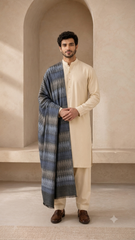 Non Reversible Semi Pashmina Unisex Stoles - Pack of 1 With Premium  Curated Box Packaging