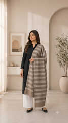 Non Reversible Semi Pashmina Unisex Stoles - Pack of 1 With Premium  Curated Box Packaging