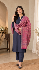 Non Reversible Fine Wool  Unisex Stoles - Pack of 1 With Premium  Curated Box Packaging