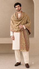 Non Reversible Fine Wool  Unisex Stoles - Pack of 1 With Premium  Curated Box Packaging