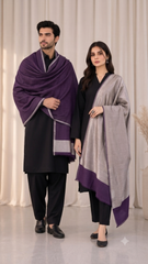 Reversible Fine Wool  Unisex Stoles - Pack of 1 With Premium  Curated Box Packaging