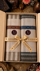 The Kapdakart His & Her Collection Of Semi Pashmina Stole with Premium Box Packaging