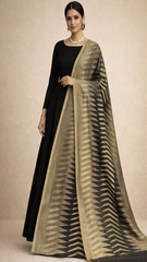 Moonlight reversible Ikkat Unisex Stoles With Curated Box Packaging