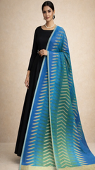 Moonlight reversible Ikkat Unisex Stoles With Curated Box Packaging